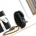 「#10133」Chanel Black Mini 15.5*14*3Cm