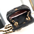 「#10133」Chanel Black Mini 15.5*14*3Cm