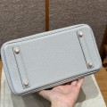「#4137」 Hermès Holy Grail Blue Silver Buckle Birkin Bag 30cm 「#4137」 Hermès Holy Grail Blue Silver Buckle Birkin Bag 30cm