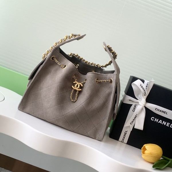 「#10140」Chanellhobo underarm bag hippie underarm bag small size AS5293 30*26*14cm