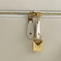 「#7139」Loro pian Extra bag L27 gold buckle - FAN4043 - 16cm*27 cm*10cm - Tender white 「#7139」Loro pian Extra bag L27 gold buckle - FAN4043 - 16cm*27 cm*10cm - Tender white