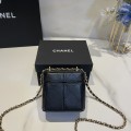「#10170」Chanel black handle cosmetic bag AS4035 9.5*10.5*7cm