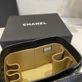 「#10170」Chanel black handle cosmetic bag AS4035 9.5*10.5*7cm