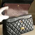 「#10174」Chanel Reissue 2.55 Medium Classic Vintage Cowhide Flap Chain Bag A1112 25cm