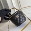 「#10181」Chanel Handmade Chain Handle Cosmetic Bucket Bag 10.5*11.6*10.5cm