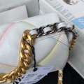 「#10183」 Chanel Ohanel 19Bag Colorful Gradient Pillow Bag AS1160 26cm
