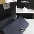 「#10184」Chanel Black Prismatic Silver Buckle Hot Mom Bag 67085 20cm 「#10184」Chanel Black Prismatic Silver Buckle Hot Mom Bag 67085 20cm