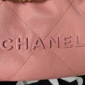 「#10186」Chanel pink mini 22 bag AS3980 19*20*6cm 「#10186」Chanel pink mini 22 bag AS3980 19*20*6cm