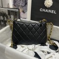 「#10194」Chanel 23C Moon Bag AS4067 21*14cm