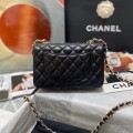 「#10195」Chanel 2021 Early Spring Latest Limited Edition Mini CF Classic Diamond Flap Bag As2326 20*12*6cm