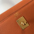 「#4015」 Hermes orange color Kelly 25cm