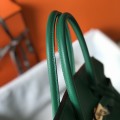 「#4141」Hermès Dark Green Gold Buckle Birkin Bag 30cm