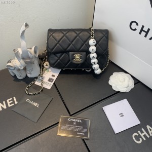 「#10215」Chanel CF pearl bag large mini AS1436 18*13*7cm