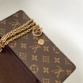 「#0359」Louis Vuitton  Lily Wallet On Chain M82509 20.7 x 10.2 x 3.5
