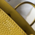 「#4145」 Hermès Amber Yellow Gold Buckle Birkin Bag 30cm