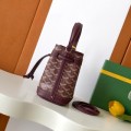 「#6046」Goyard - Bordeaux Red - 8033mini - 12X10X17.5( CM )