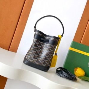 「#6047」Goyard - Black - 8033mini - 12X10X17.5( CM )