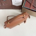 「#7150」Loro pian Extra bag L27 gold buckle - FAN4043 - 16cm*27 cm*10cm - warm brown 「#7150」Loro pian Extra bag L27 gold buckle - FAN4043 - 16cm*27 cm*10cm - warm brown