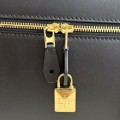 「#7152」Loro pian Extra bag L27 gold buckle - FAN4043 - 16cm*27 cm*10cm - black plain weave