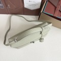 「#7155」Loro pian Extra bag L27 silver buckle - FAN4043 - 16cm*27 cm*10cm - mustard green 「#7155」Loro pian Extra bag L27 silver buckle - FAN4043 - 16cm*27 cm*10cm - mustard green