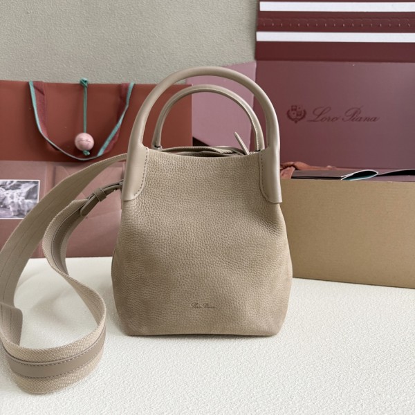 「#7180」Loro pian Bale -FAP3122 - 17*17*21 - taupe 「#7180」Loro pian Bale -FAP3122 - 17*17*21 - taupe