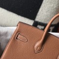 「#4151」 Hermès Golden Brown Gold Buckle Birkin Bag 30cm
