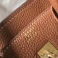 「#4151」 Hermès Golden Brown Gold Buckle Birkin Bag 30cm