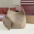 「#7182」Loro pian Bale -FAP6657 - 28cm*36cm*22cm -taupe 「#7182」Loro pian Bale -FAP6657 - 28cm*36cm*22cm -taupe