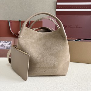 「#7182」Loro pian Bale -FAP6657 - 28cm*36cm*22cm -taupe 