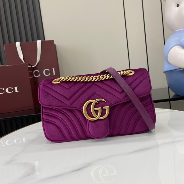 「#3563」GUCCI GG Marmont 443497  26x15x7
