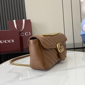 「#3566」GUCCI GG Marmont 443497  26x15x7