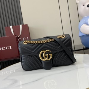 「#3575」GUCCI GG Marmont 443497  26x15x7