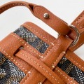 「#6051」Goyard - black and brown - 8033mini - 12X10X17.5( CM )
