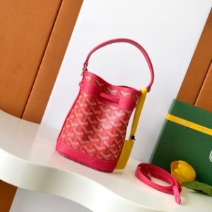 「#6052」Goyard - Rose red - 8033mini - 12X10X17.5( CM )