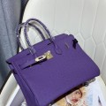 「#4156」 Hermès Purple Ostrich Gold Buckle Birkin Bag 30cm 「#4156」 Hermès Purple Ostrich Gold Buckle Birkin Bag 30cm