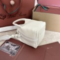 「#7189」Loro pian Bale - 16cm*14cm*23cm - Tender white 「#7189」Loro pian Bale - 16cm*14cm*23cm - Tender white