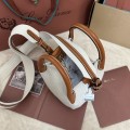 「#7190」Loro pian Bale  - 16cm*14cm*23cm - canvas brown
