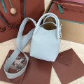 「#7193」Loro pian Bale - 16cm*14cm*23cm - Light blue beauty color 「#7193」Loro pian Bale - 16cm*14cm*23cm - Light blue beauty color