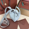 「#7193」Loro pian Bale - 16cm*14cm*23cm - Light blue beauty color 「#7193」Loro pian Bale - 16cm*14cm*23cm - Light blue beauty color