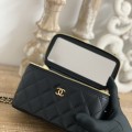 「#10244」Chanel new lambskin agate hardware lipstick bag AS81226 16.5cm 「#10244」Chanel new lambskin agate hardware lipstick bag AS81226 16.5cm