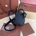 「#7198」Loro pian Bale - 16cm*14cm*23cm - midnight blue 「#7198」Loro pian Bale - 16cm*14cm*23cm - midnight blue
