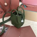 「#7204」Loro pian Bale - 16cm*14cm*23cm - lichen green 「#7204」Loro pian Bale - 16cm*14cm*23cm - lichen green