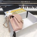 「#10264」Chanel 2018 Big V Barbie Pink Gold Chain Gold Buckle 20cm AS8500 「#10264」Chanel 2018 Big V Barbie Pink Gold Chain Gold Buckle 20cm AS8500