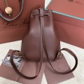 「#7218」Loro pian Extra - 25cm*27cm*14cm - Smoky Caramel