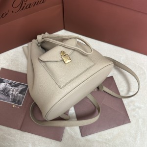 「#7219」Loro pian Extra - 25cm*27cm*14cm - Light frankincense