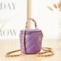 「#10277」Chanel spot 22A handmade chain handle cosmetic bucket bag AS2873 10.5*11.5*10.5cm