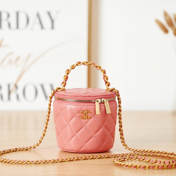 「#10279」Chanel spot 22A handmade chain handle cosmetic bucket bag AS2873 10.5*11.5*10.5cm 「#10279」Chanel spot 22A handmade chain handle cosmetic bucket bag AS2873 10.5*11.5*10.5cm