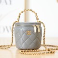 「#10281」Chanel spot 22A handmade chain handle cosmetic bucket bag AS2873 10.5*11.5*10.5cm
