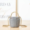 「#10281」Chanel spot 22A handmade chain handle cosmetic bucket bag AS2873 10.5*11.5*10.5cm