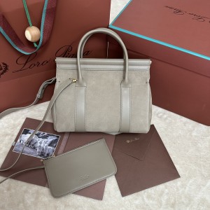 「#7222」Loro pian Loom L25 - 25cm*18cm*12.5cm- taupe